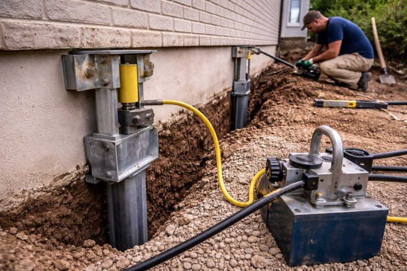 Sinking Foundation Repair in Glenolden, PA