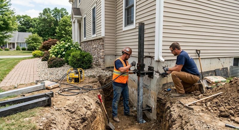 Structural Foundation Repair in Dublin, PA