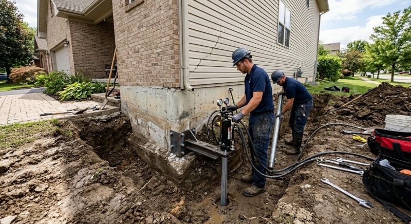 Settling Foundation Service in Plymouth Meeting, PA